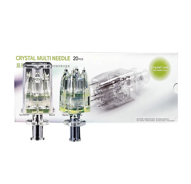 2023 crystal 5 pin multi mesotherapy needles use by hand For Hyaluronic Acid Dermal Filler Injections