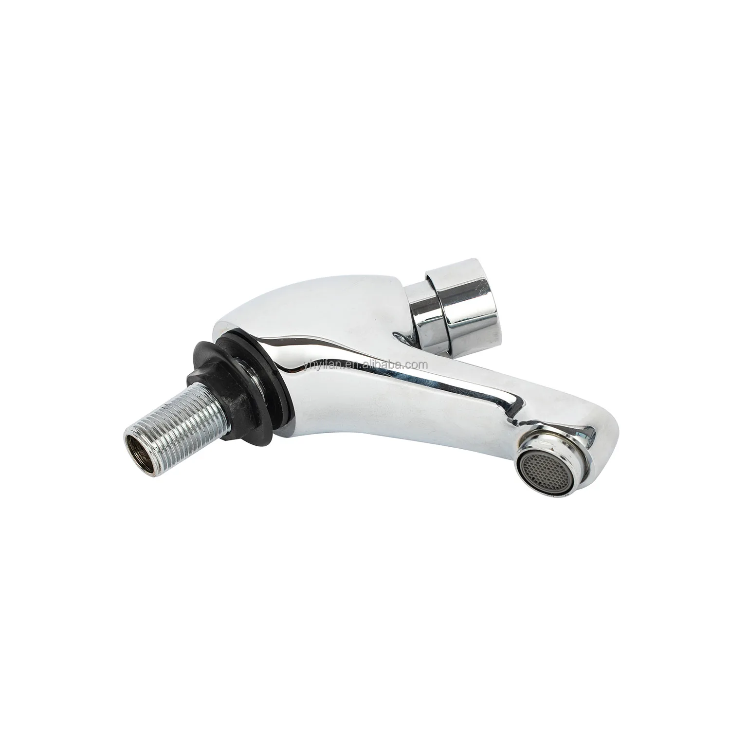 YF-84008Time Delay Self Closing Water Tap Brass Automatic Shut Off Push Faucet Water Saving Chrome or Brass Color Faucet