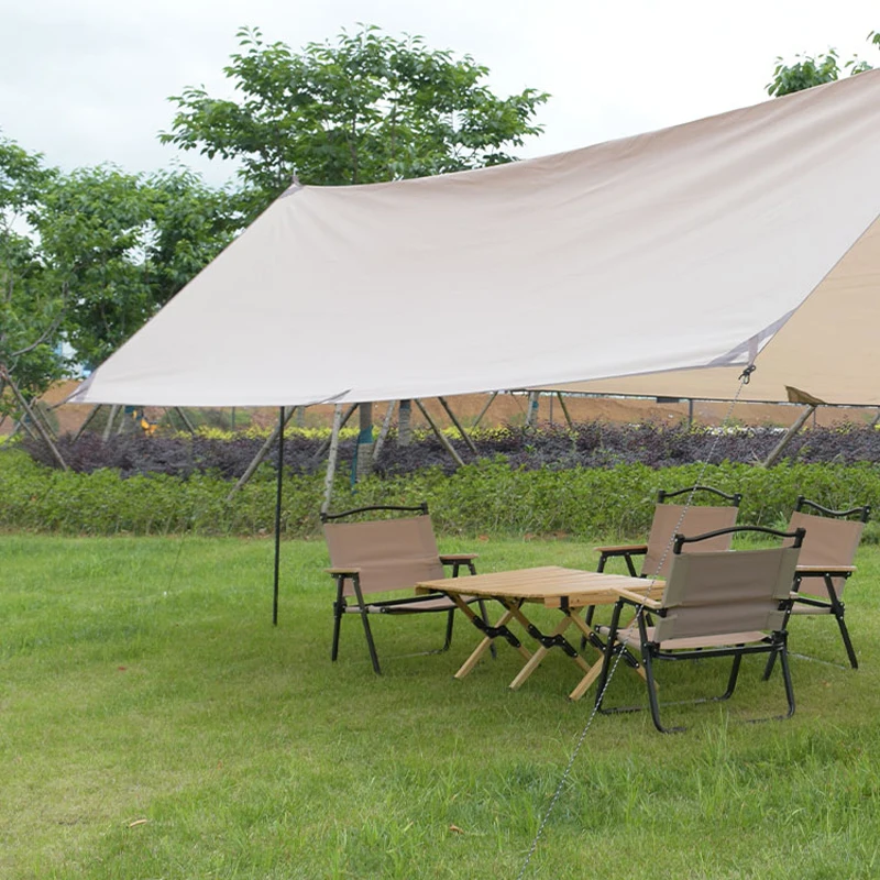 400*292cm Portable Outdoor UV Protection Camping Tent Tarp Awning Beach Camping Folding Hammock Tarp Sun Shade Canopy Tent