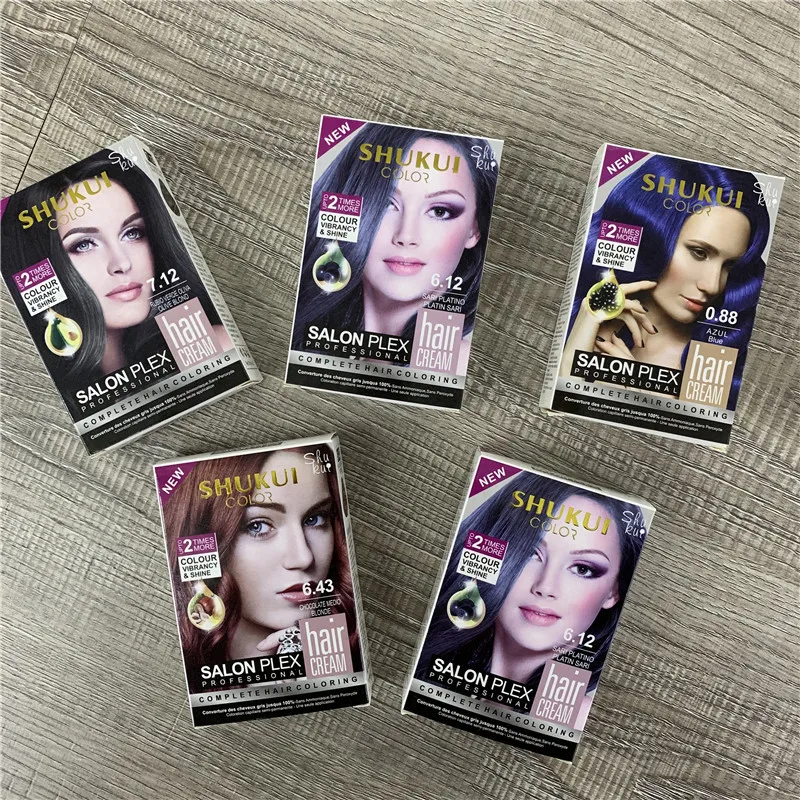 Professional Temporary Hair Salon color cream Hair  color dye factory