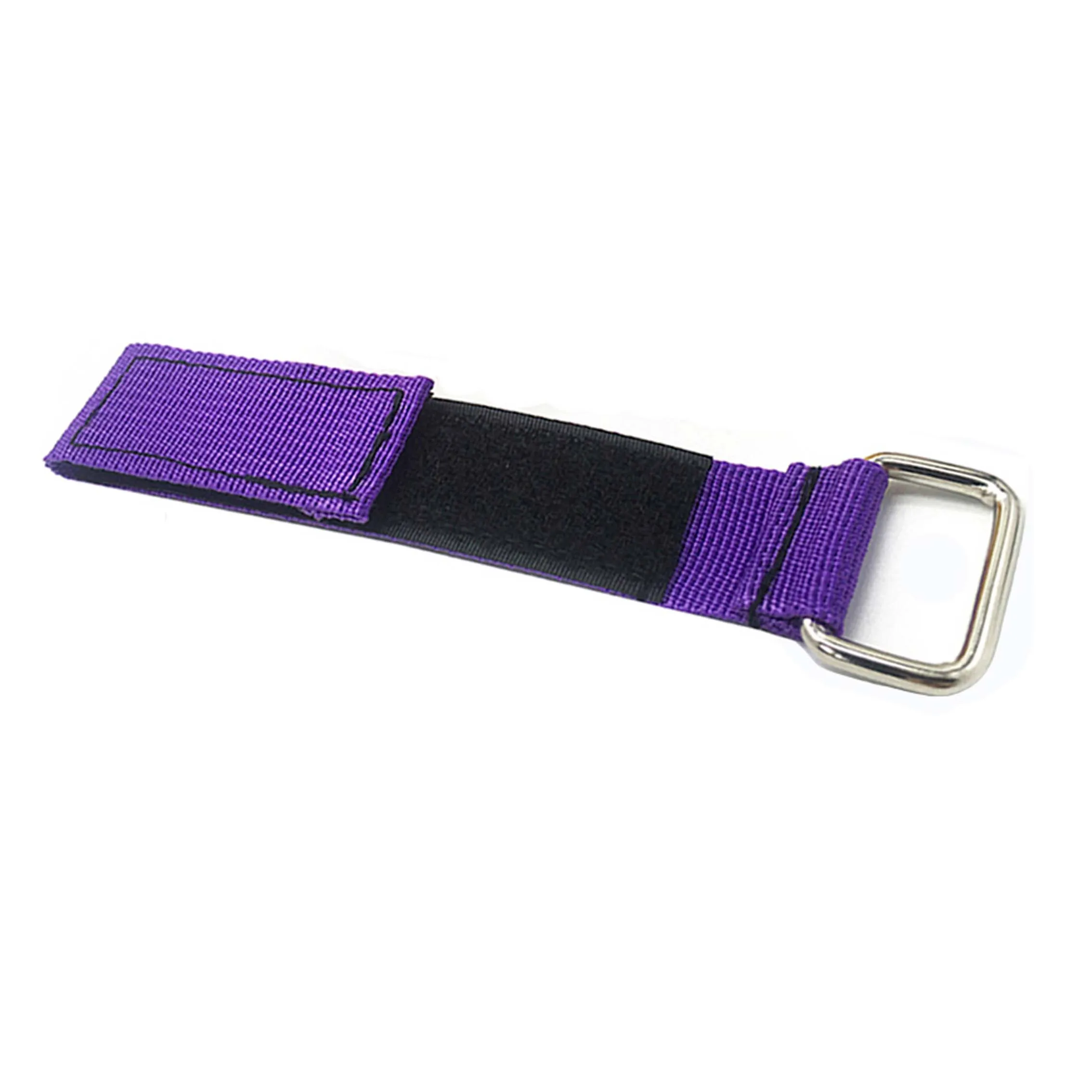heavy duty Reusable various colors webbing sewing hook and loop fastener tape hook and loop straps with metal buckle