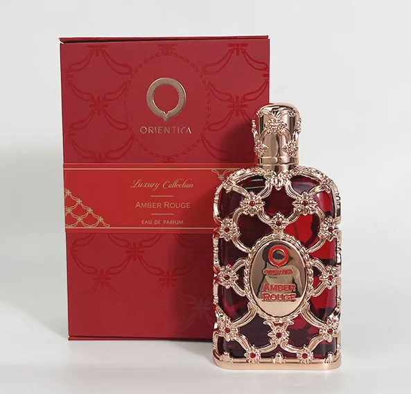 Arabic Perfume Long Lasting Orientica Amber Rouge Red Unisex Vaporisateur Body Fragrance Spray Perfume
