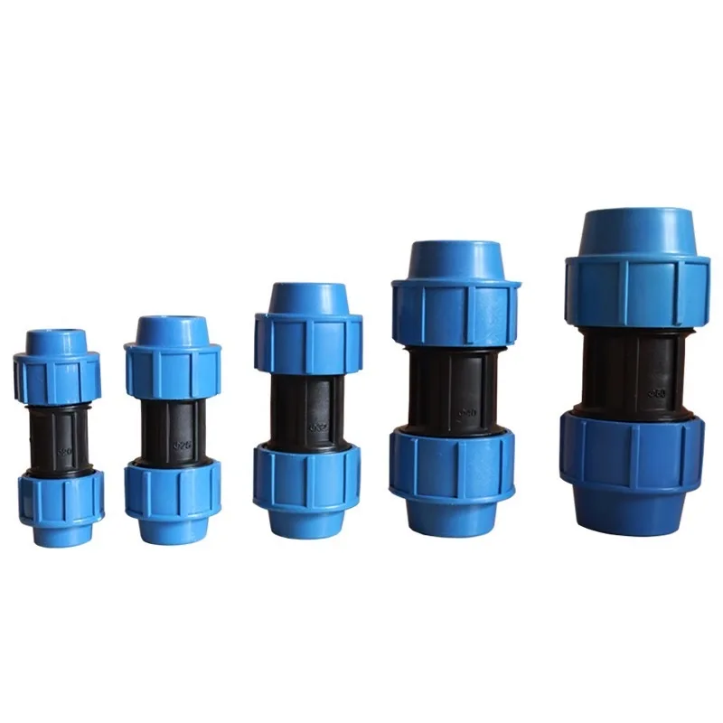 Hot Sales PP HDPE Compression Male Reducing Tee Quick Water Connector for Plastic Pipes