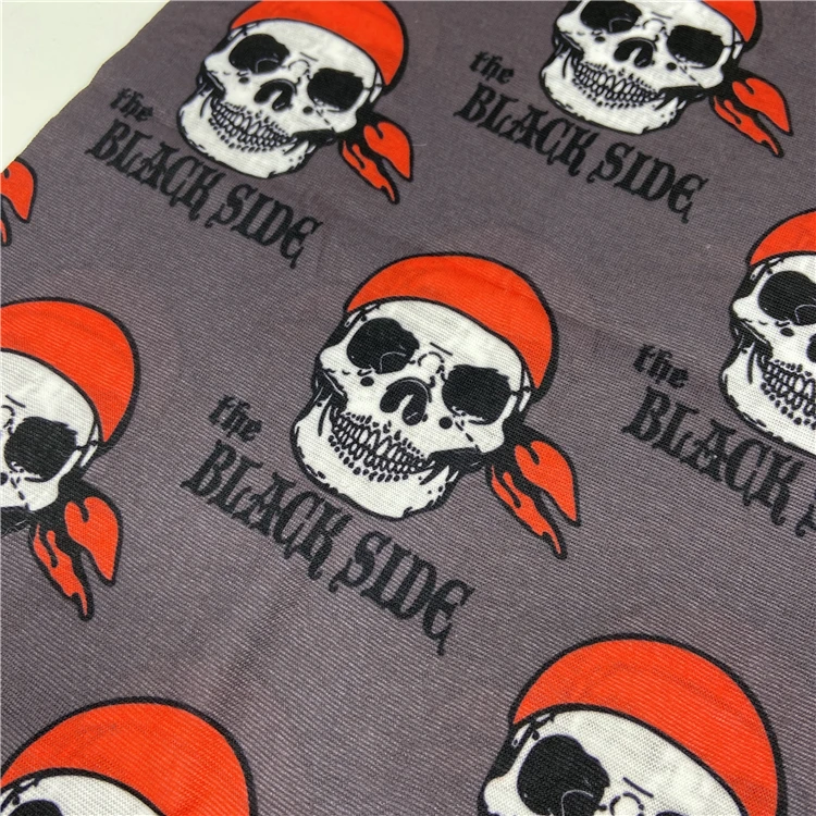 
New arrival muti-functional bandanna seamless neck scarf tube head-wear magic bandanna pirate printing 