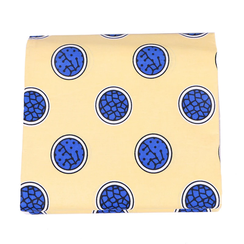 Nigerian Wax Batik Pagne Digital Print Fabric Veritable Ankara Wax dyed 100% Cotton Fabric Jersey Fabric Lightweight