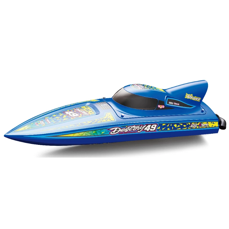 SJY-TX949 2.4G Remote Control Turbojet Boat 60km/h High Large Speed Boat Kids Brushless Motor Ship Model Summer Toy Water Game
