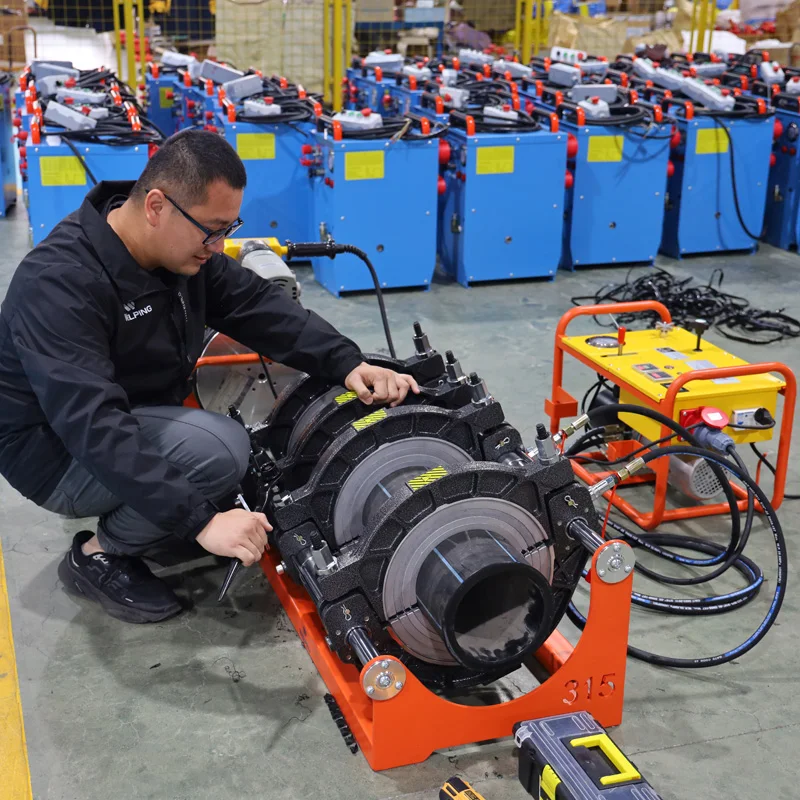 Сварка 315B 90-315 мм Hdpe машина для стыковой сварки полиэтиленовых труб Цена hdpe сварочная
