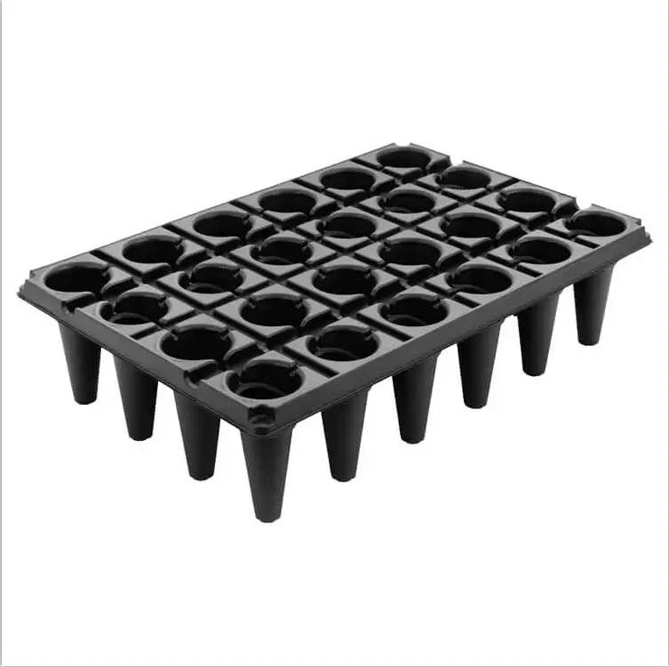 24 holes new strawberry tray grooved drip tape design facilitates nutrient in deep trays