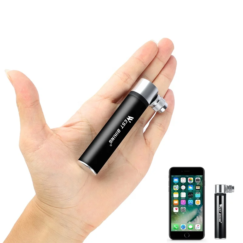 Wholesale 3 Colors Portable Bicycle Mini Hand Pump Suit for 2 Kind Valve Lightweight Ball Tire Inflator Mtb Mountain Bike Pump