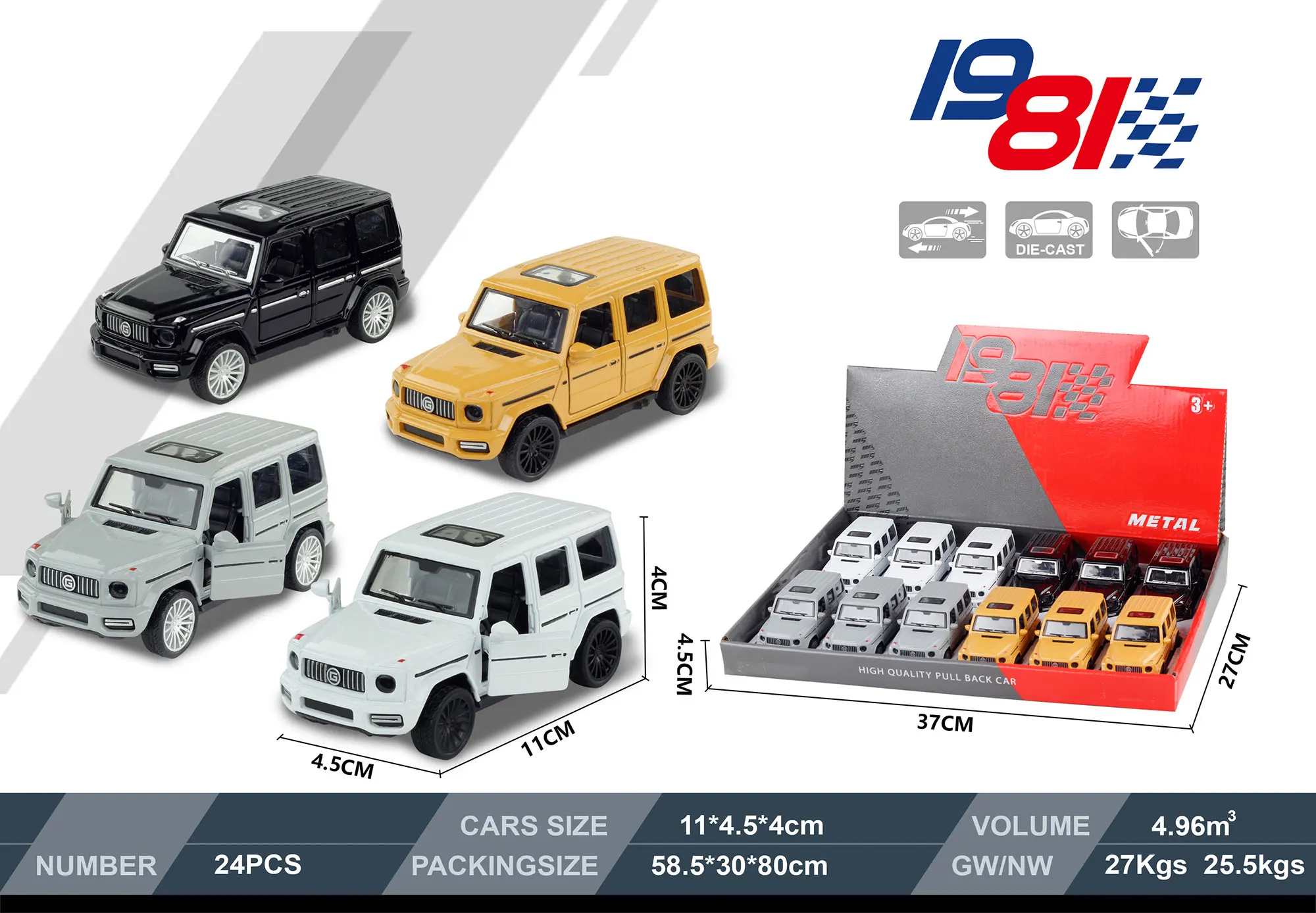 1:43 Die Cast Car Metal Car Alloy Car Toy Collection Various Designs Many Designs