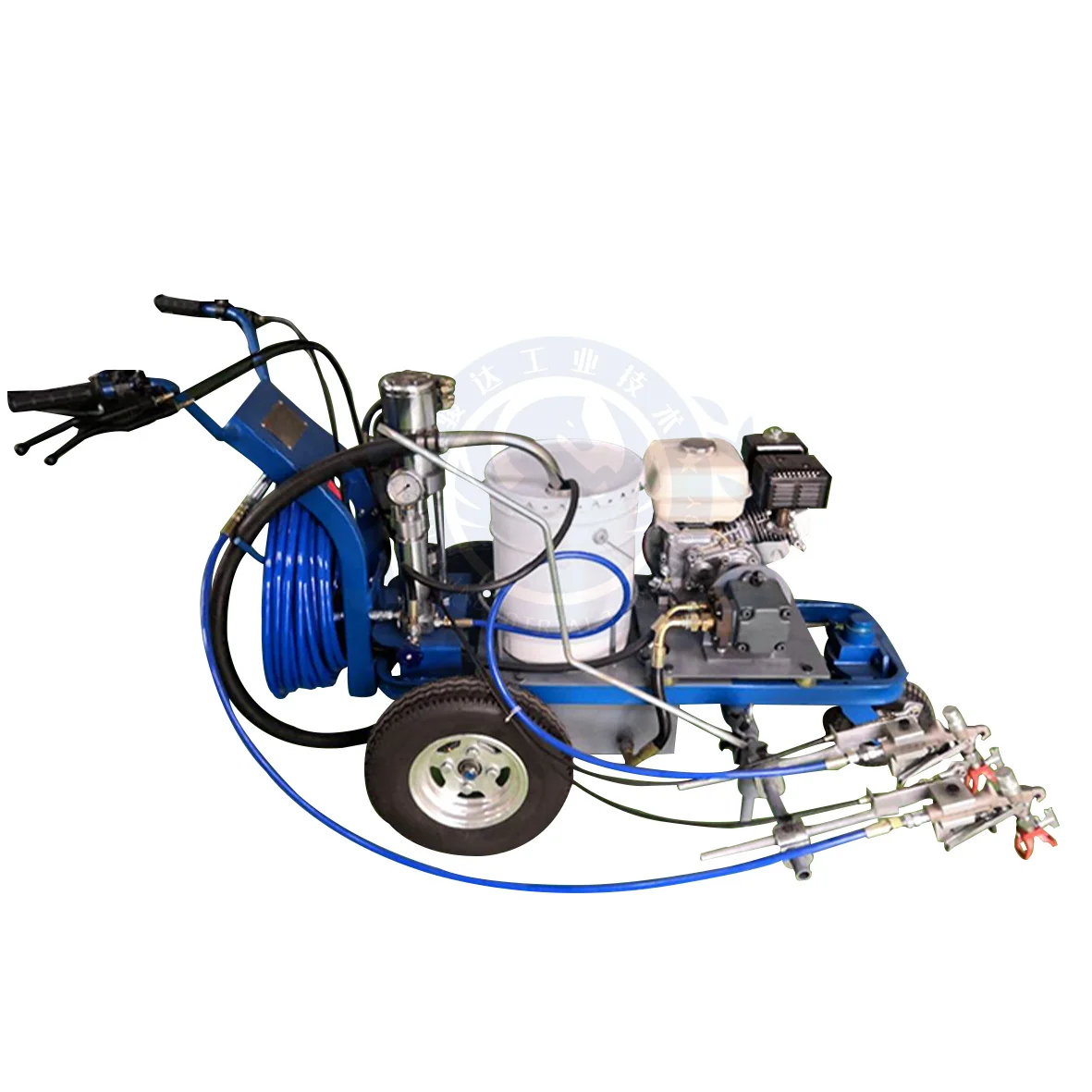 Высококачественный автоматический пистолет-распылитель для холодной краски, дорожная маркировочная машина, термопластичная дорожная маркировочная машина