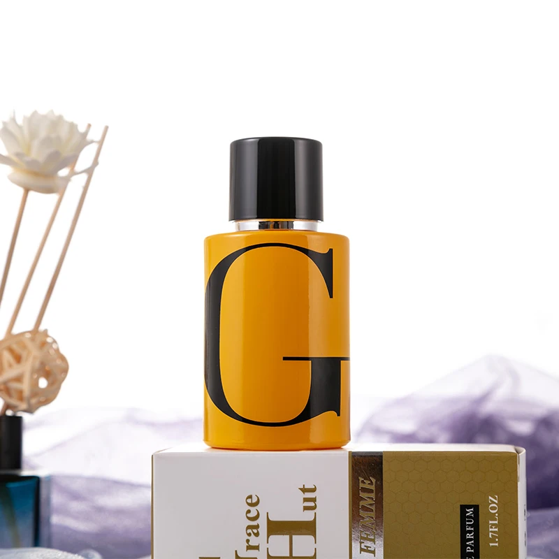 Yellow 50Ml Pour Femme Perfume Factory Deodorant Mist Small Long Last Scent Women Body Perfume Spray For Grace Hut