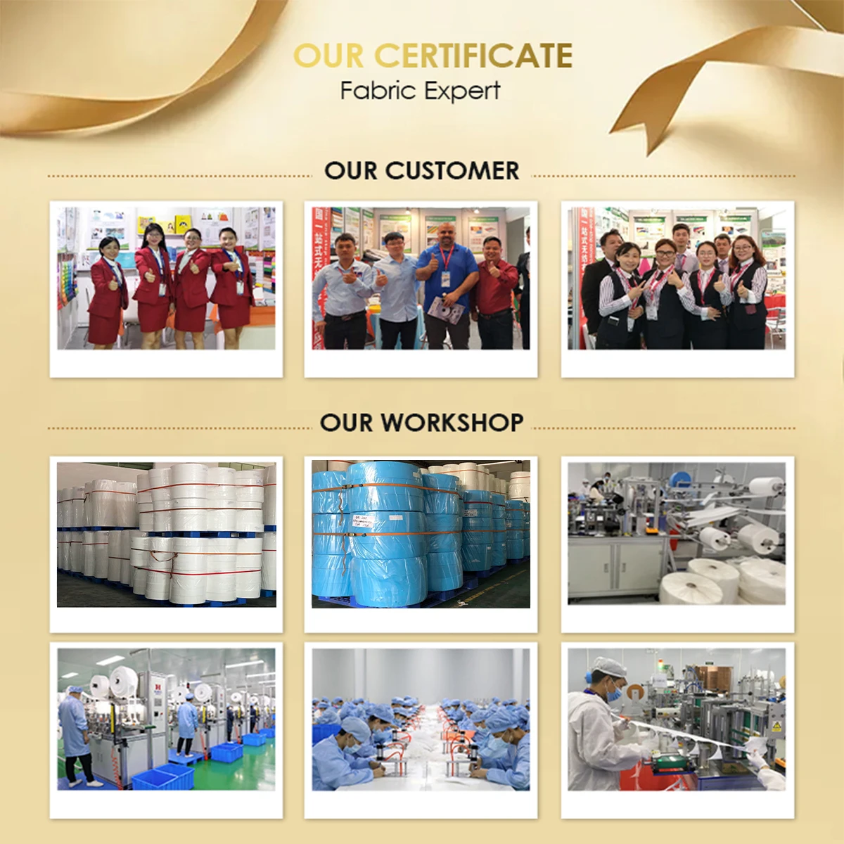 Factory Supply PP Lightweight Disposable Melt Blown Waterproof Non Woven Fabric Rolls TNT Melt-Blown