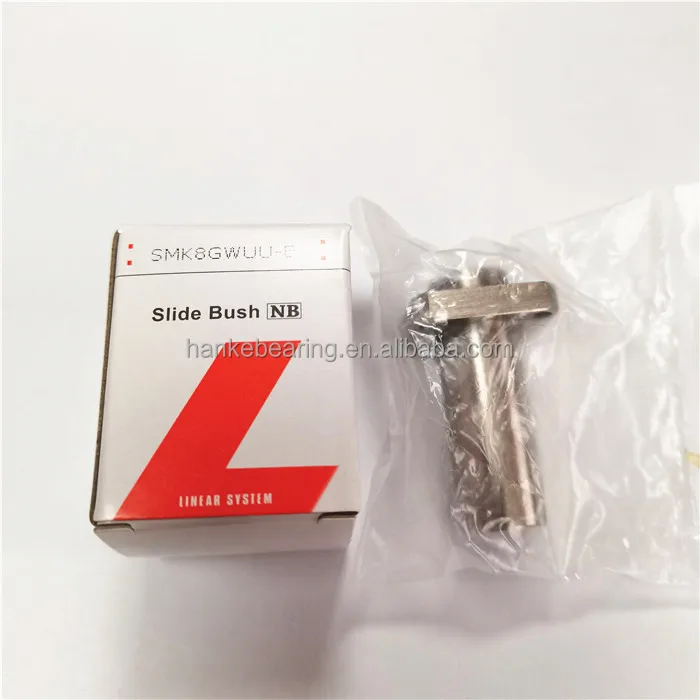8mm SMK8GWUU-E Slide Bush Bushing SMK8GWUU-E Square Flange Linear Ball Bearing Unit  SMK8GWUU-E  bearing