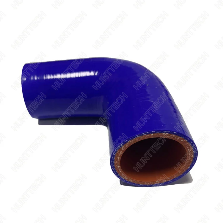Hot Selling Flexible Truck Elbow Silicone Textile Braided Rubber Silicone Hose For Car