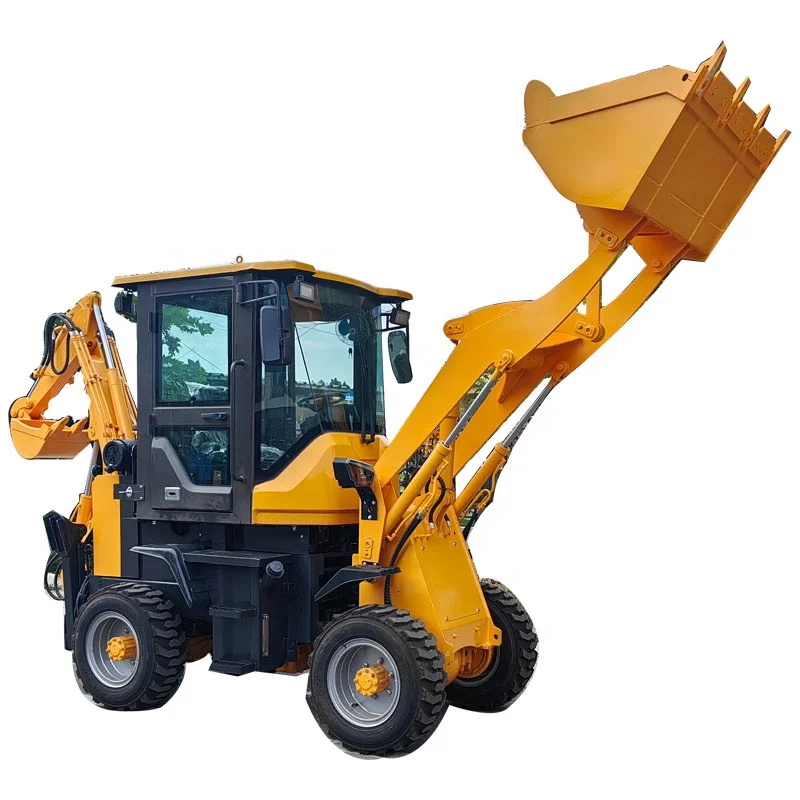 CE EPA Certified New Condition Mini Construction Machinery backhoe loader with full attachments