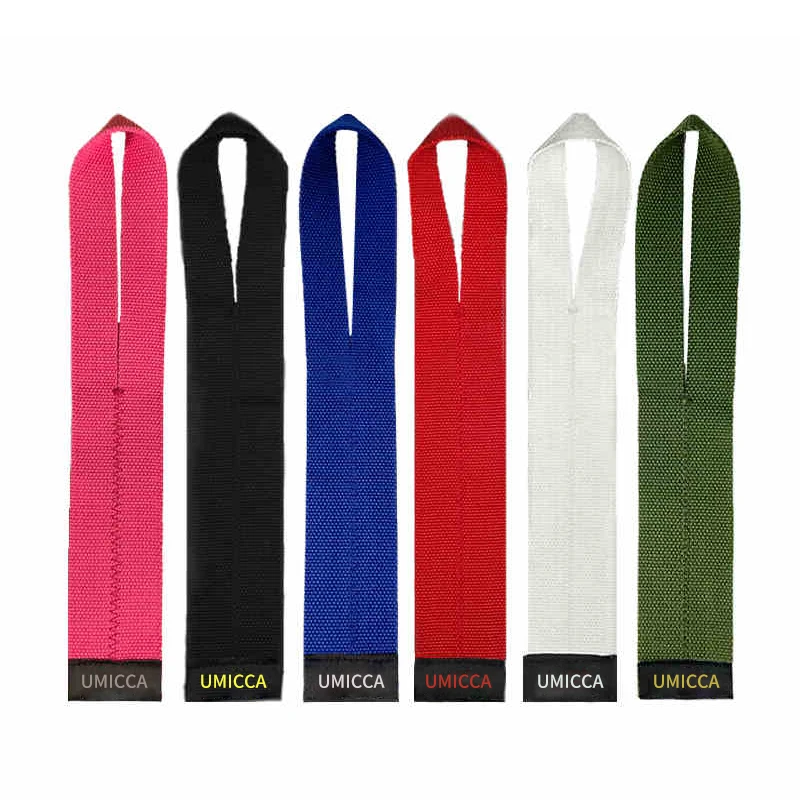 Sport Fitness Workout Loops Body Building Powerlifting Cotton Wrist Band Protection Weightlifting Pull Up Lifting Wrist straps