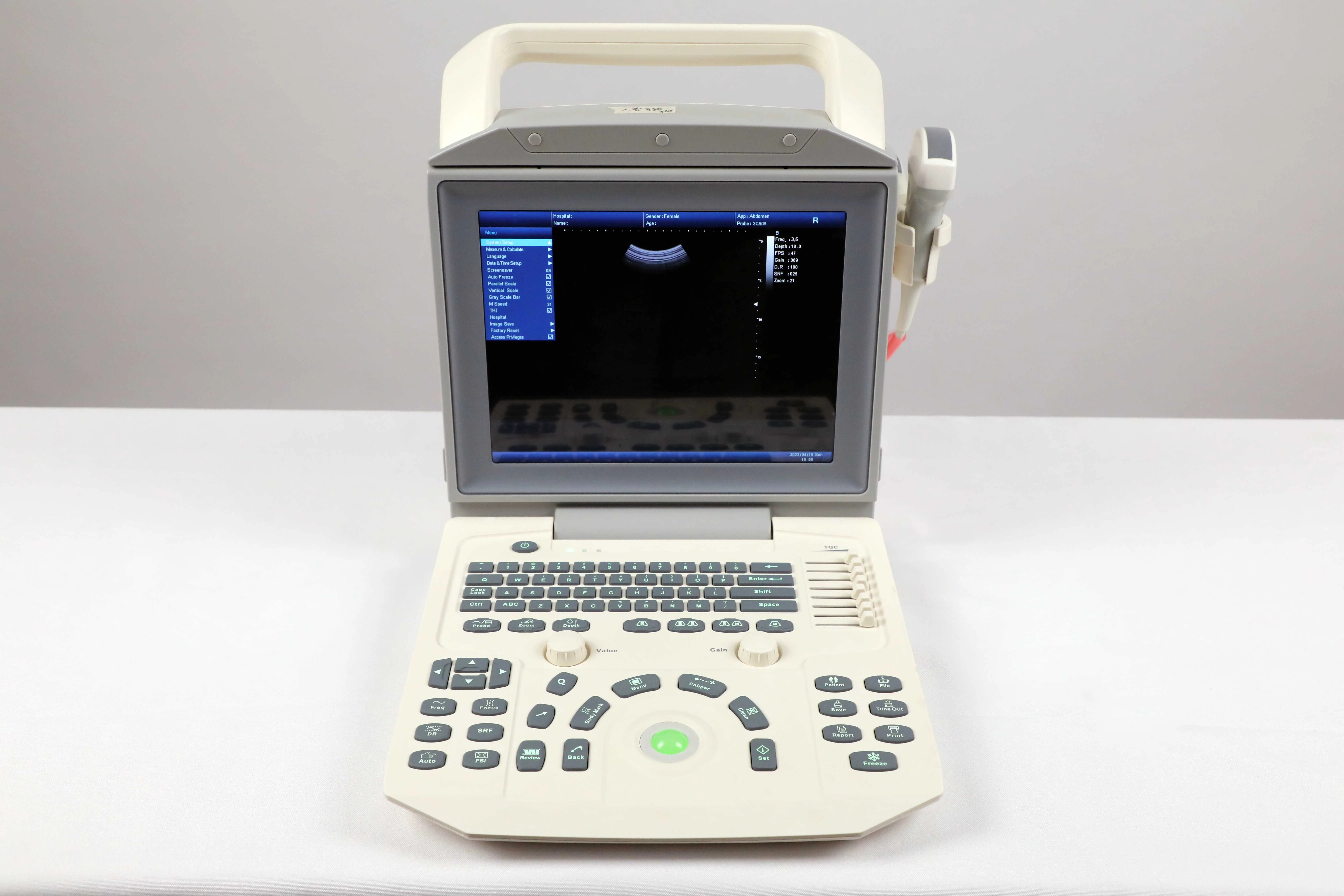 Best price human  medical portable diagnostic digital black and white ultrasound machine