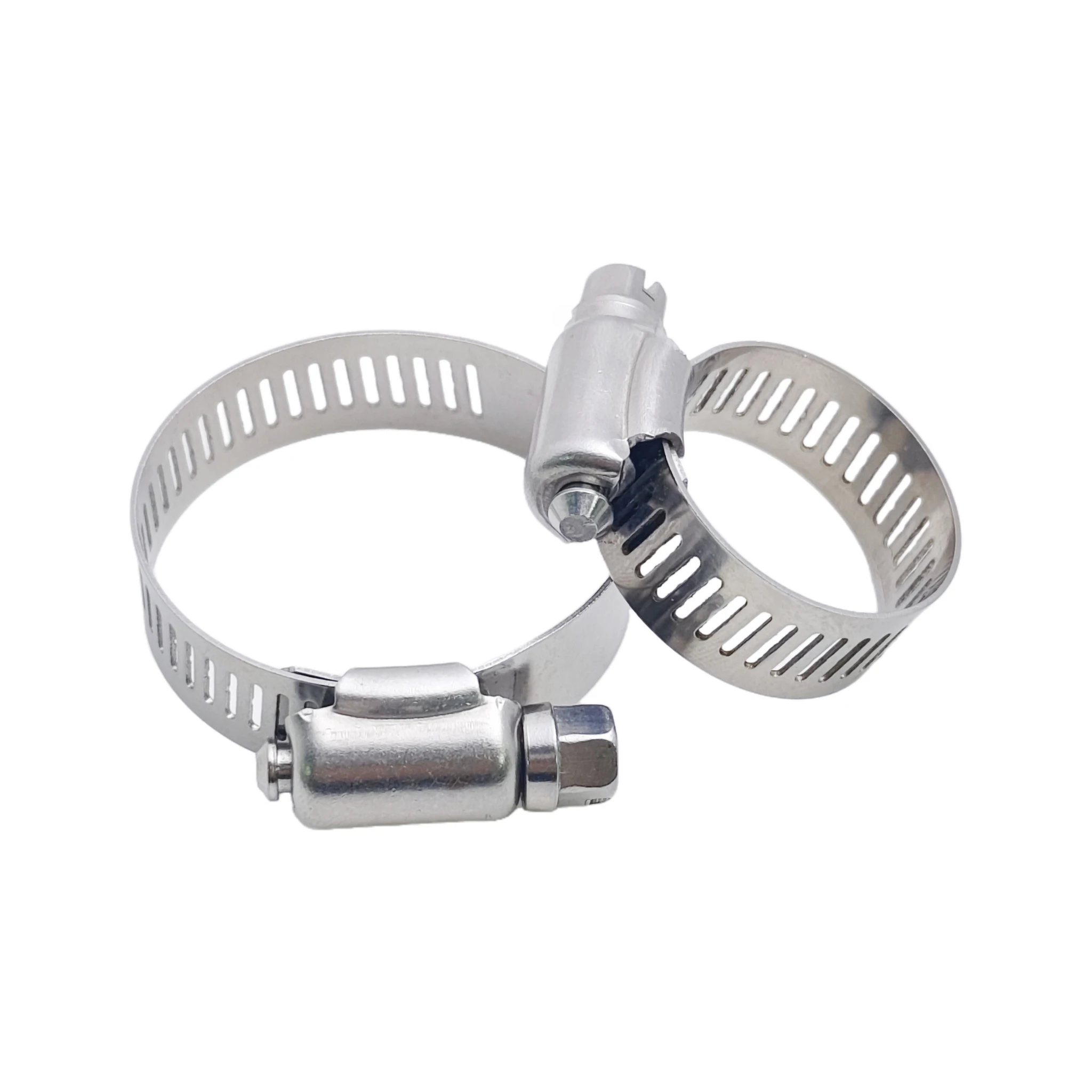 High Quality Germany American Type 304 Stainless Steel Adjustable Pipe Clamp Hose Clamps