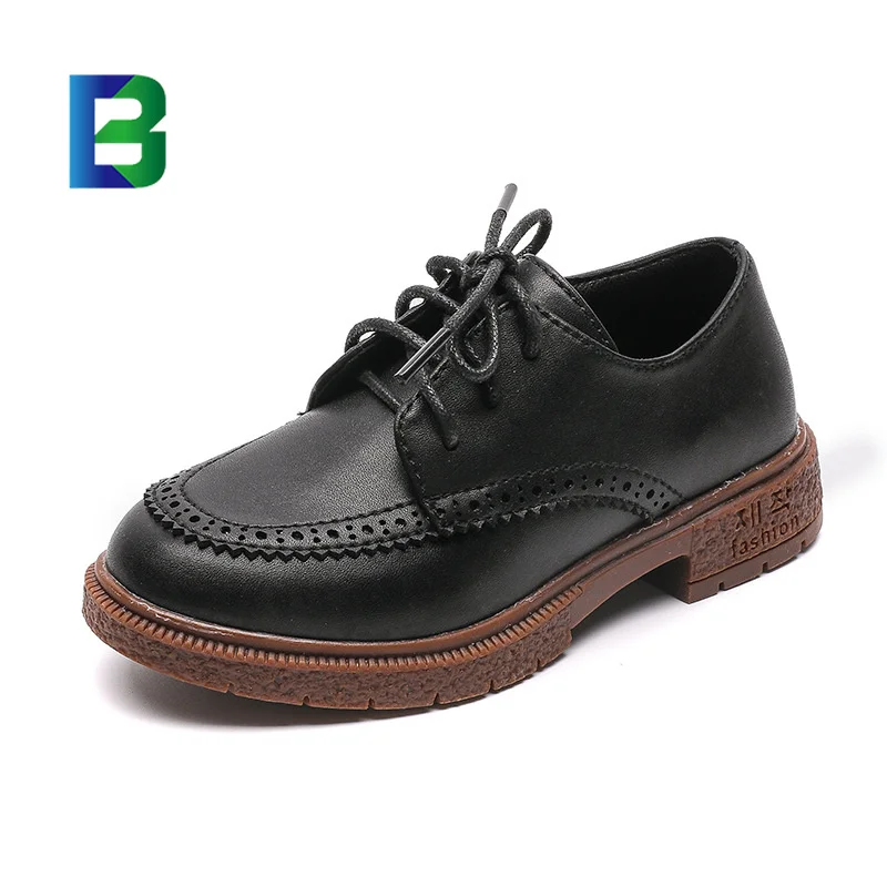 BC 2023 trendy boys shoes pu leather children sport shoes for kids  buckle strap Cute casual Campus shoes sneakers for children