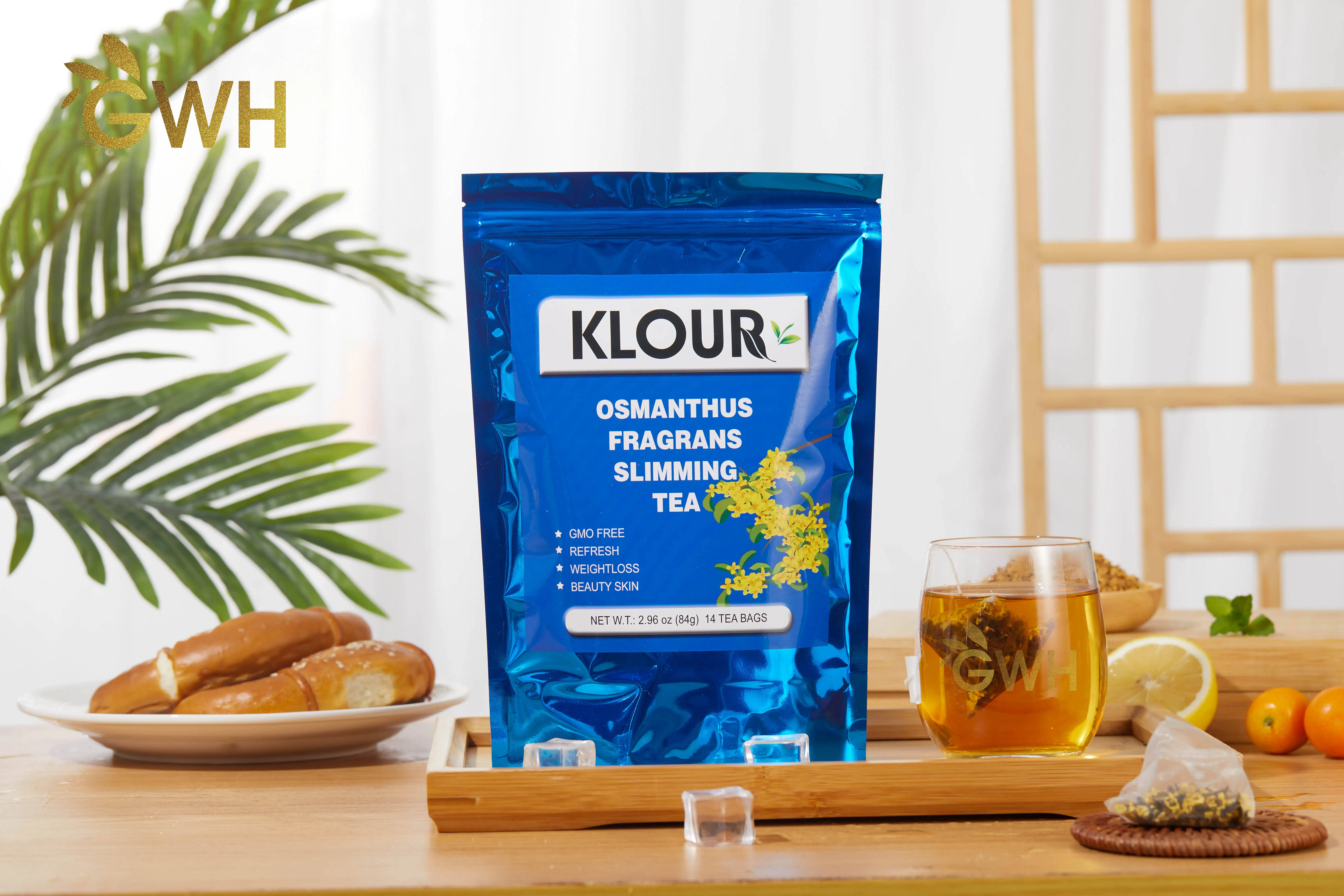 Private Label Herbal Best Slimming Diet Tea Osmanthus Fragrans Slimming tea Weight Loss Detox Tea