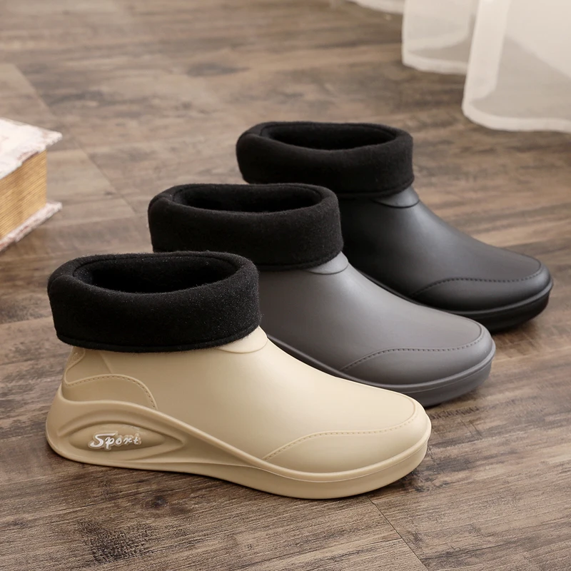 PVC Rain Boots Chef Shoes Non-slip Brikenstock Shoes for kitchen Shoes for Men