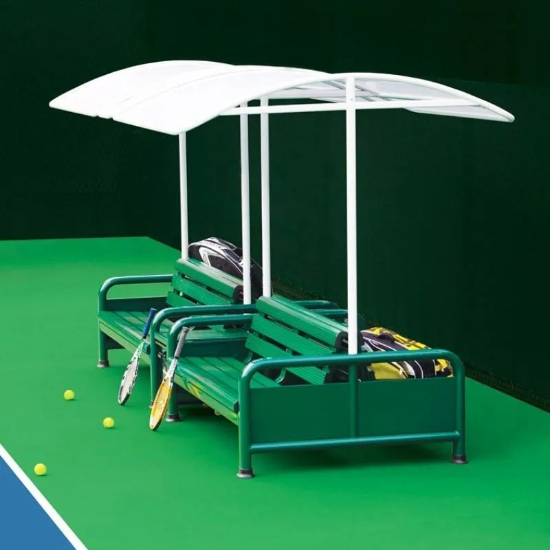 ORIZEAL Player Outdoor Tennis Bench Back to Back Courts