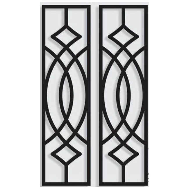 Роскошные элегантные окна из кованого железа ручной работы