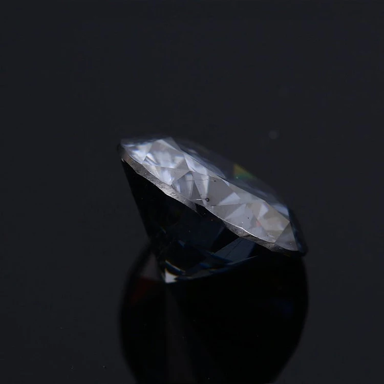 MEDBOO Jewelry Wholesale Dark Grey Color Round Cut Jewellery gray Moissanite Diamonds Loose Stones For Jewelry Making
