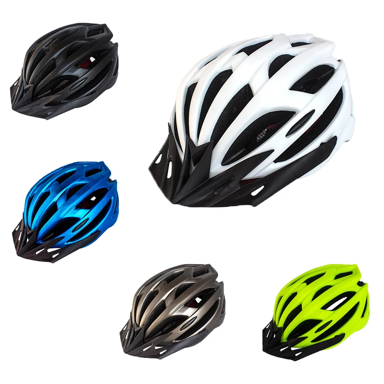 Road And Mountain sport protective Led Light Integrated Safety Cycling bicycle helmet mountain bike