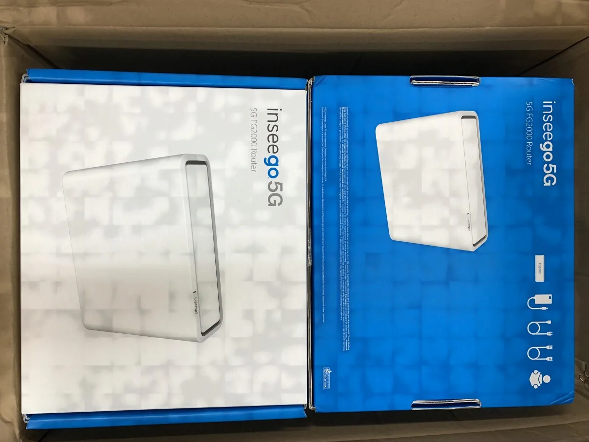 Inseego FG2000 Wavemaker 5G CPE Cat22 Крытый Wi-Fi 6 точек доступа маршрутизатор с Sim-картой слот 4x4-MIMO Sub-6GHz нескольких портов Ethernet