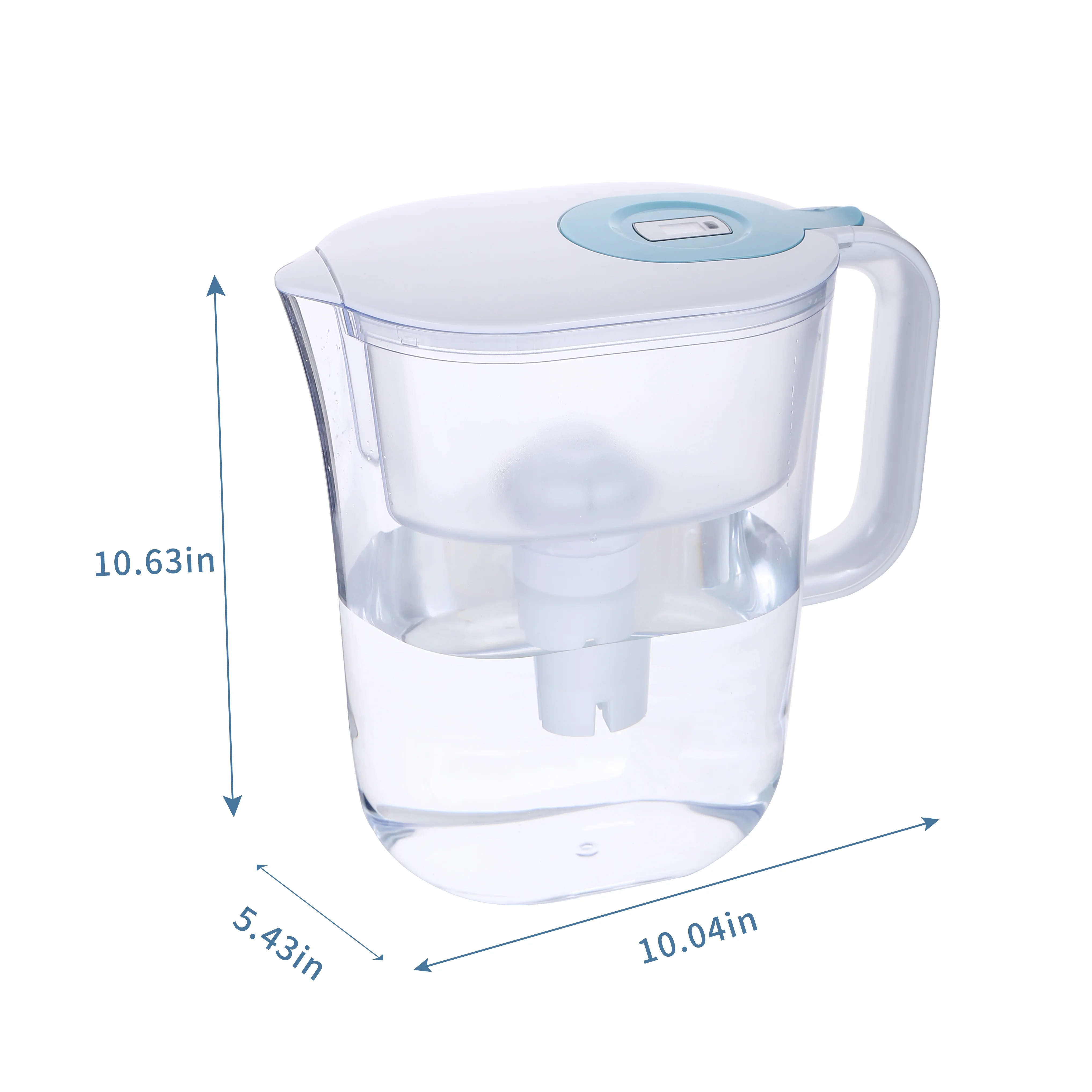 Fast Filtration and Purification  10 cup water purifying filter pitcher water filtration jug