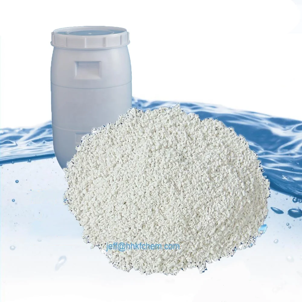 40-45kgs round plastic drum packed sodium process granular Calcium Hypochlorite