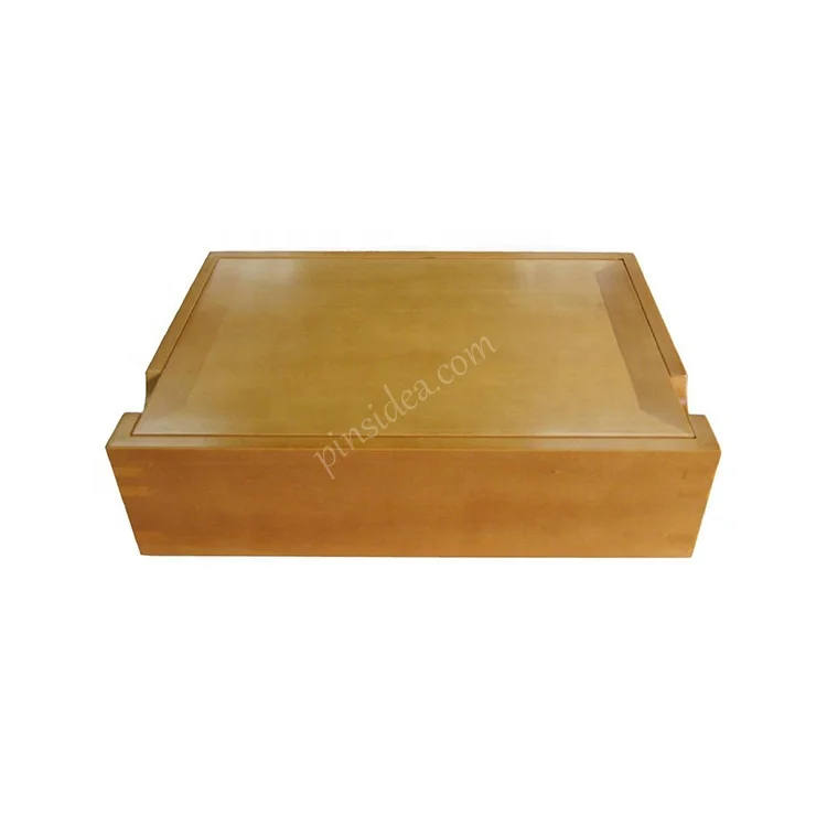 Wholesale walnut solid wood custom logo tea bag packing box multi partition candy box gift box