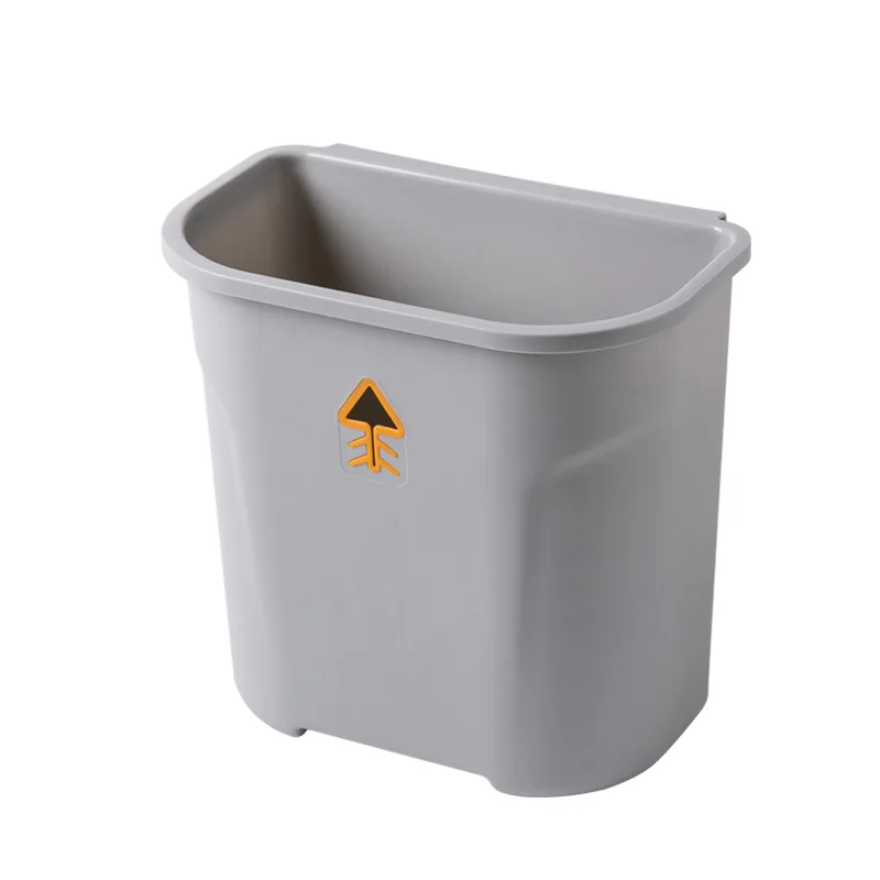 Multi-functional Plastic Household Hanging Garbage Can Vehicle Garbage Waste Bin Kitchen Cabinet Door Hanging Trash Can