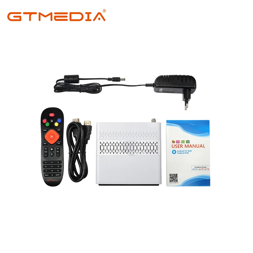 
Cccam PowerVu GT Media GTS Android 6.0 TV Box Digital DVB-S2 Satellite Receiver 