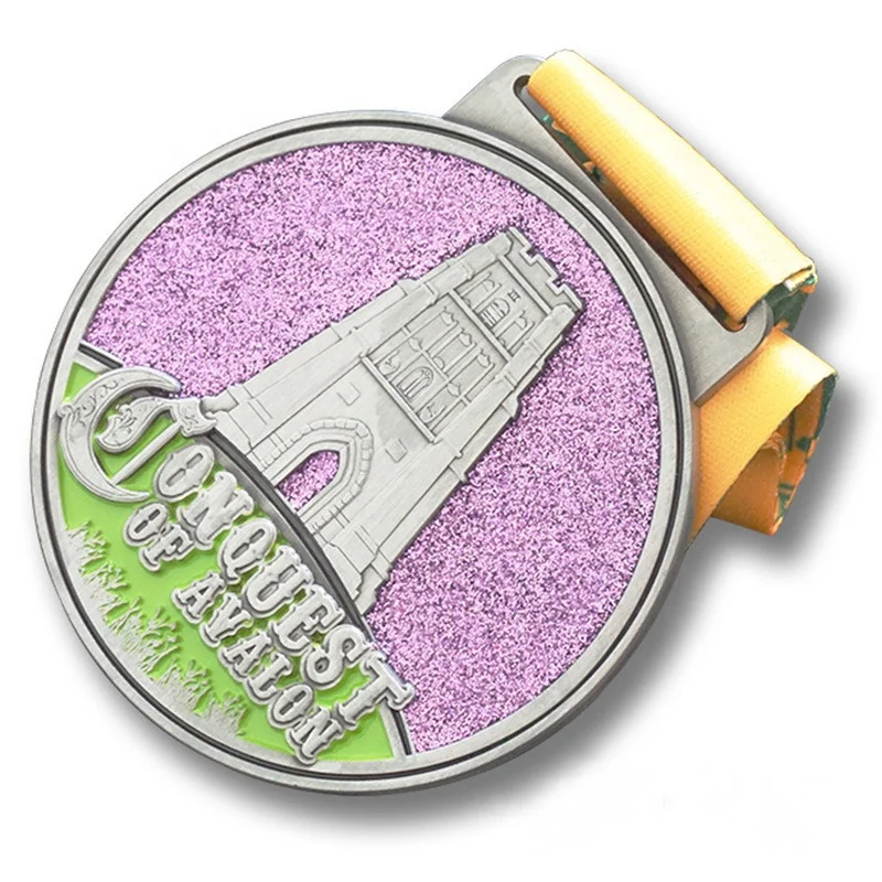 China Manufacture Wholesale Custom Metal Award Medal Marathon Running Trophies Sport Medal No Minimum Order