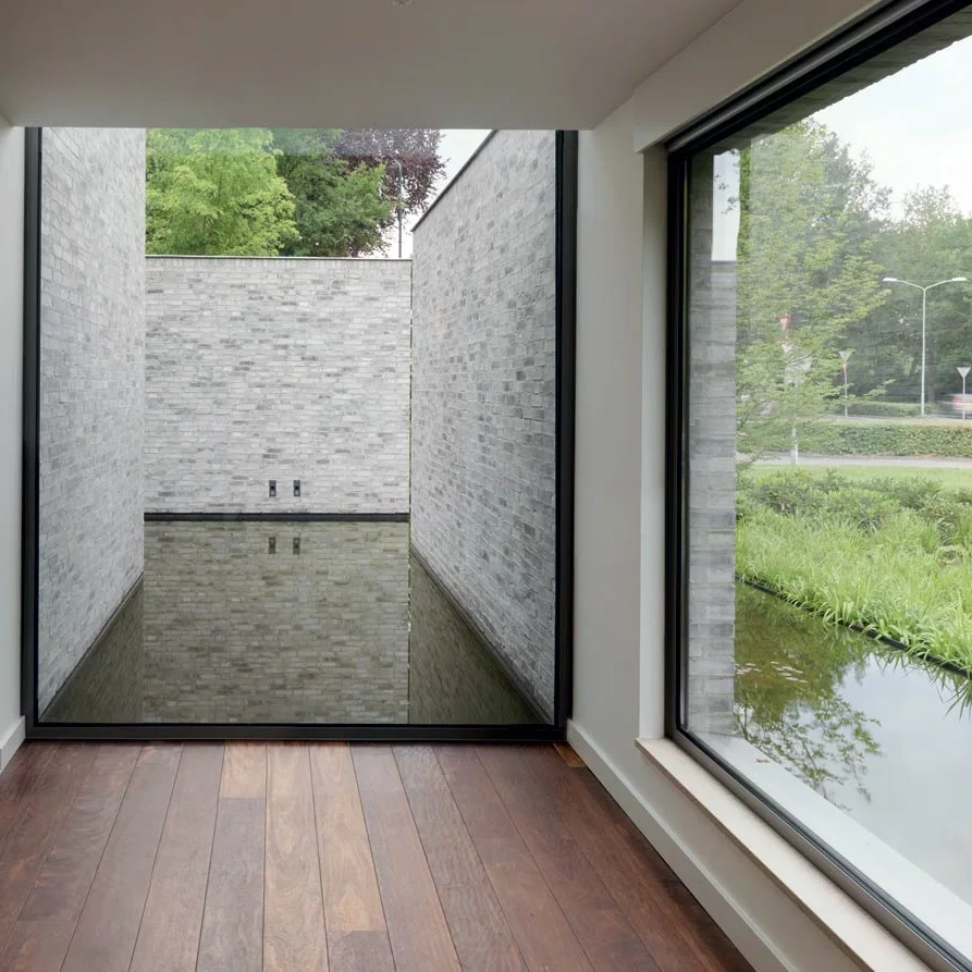 DTOP Double Glazed Fixed windows Aluminium Picture Window Soundproof Aluminium Fixed windows