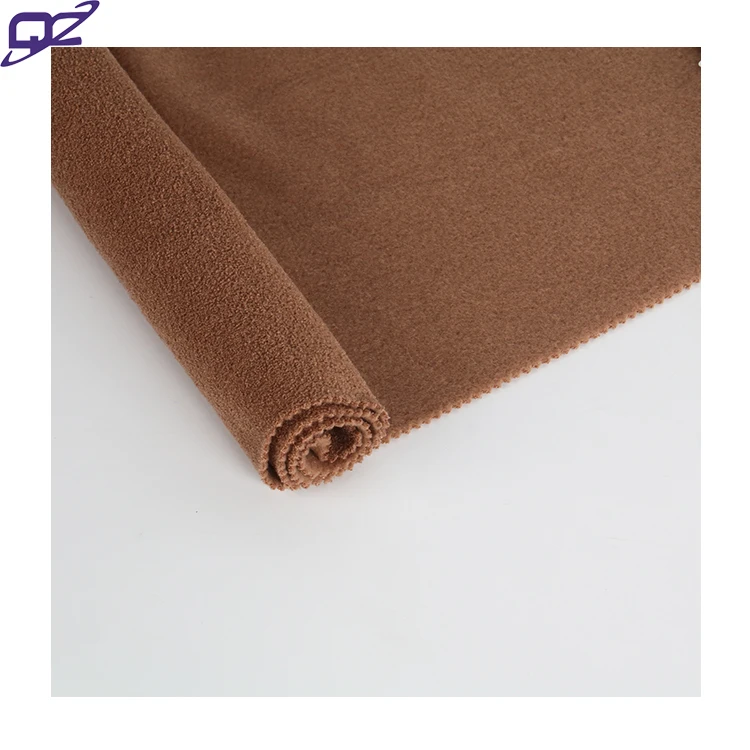 Soft Hand Feeling Plain Dyed Brushed Thermal 100% Polyester Knit Ant Fleece Fabric for Pants Pajamas Sweatshirt Outdoor Cloth