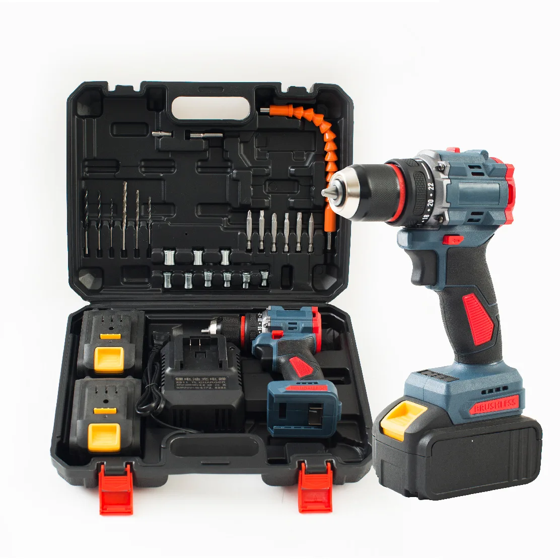 20 volt wireless screwdriver drill Lithium driver power batteries cordless drill brushless 20v compact impact DRILL BRUSHLESS