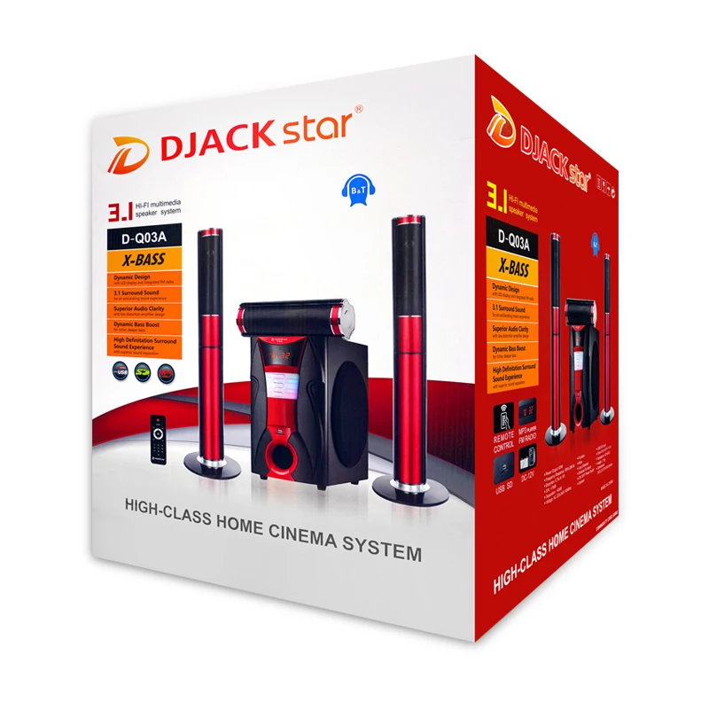 DJACK STAR D-Q03A  waterproof Outdoor haut parleur Boombox Sub woofer