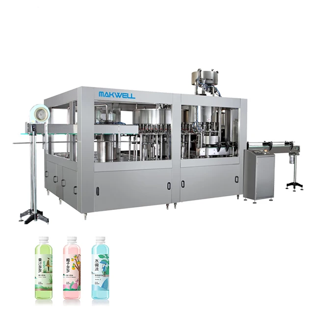 
Automatic Watermelon Orange Mango Grape Juicer Production Line Processing Machine 3 In 1 Bottle Filling Machine 
