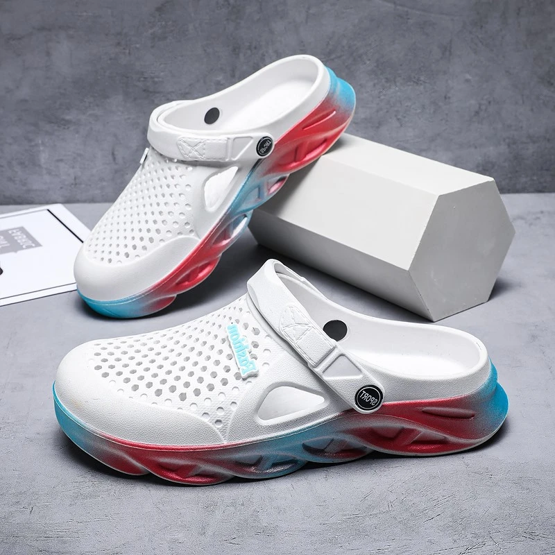 Slides for couples Soft slippers Outside luxury Slipper beach Open Toe thick sole slippers Unisex  clogs sandals