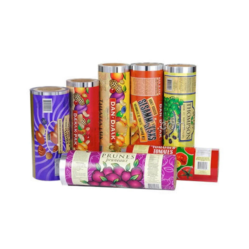 wholesale custom logo eco-friendly printing food packaging plastic laminated roll film