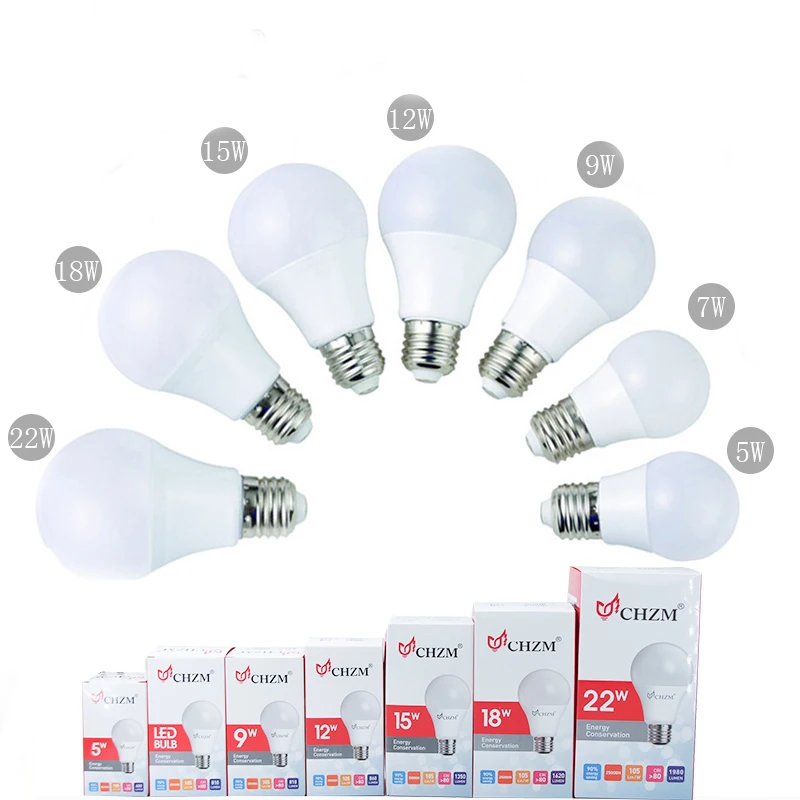 5W AC175-265V LED Bulb E27/ B22 LED Lamp SMD 5730 LED Lighting Plastic+Aluminum LED Light