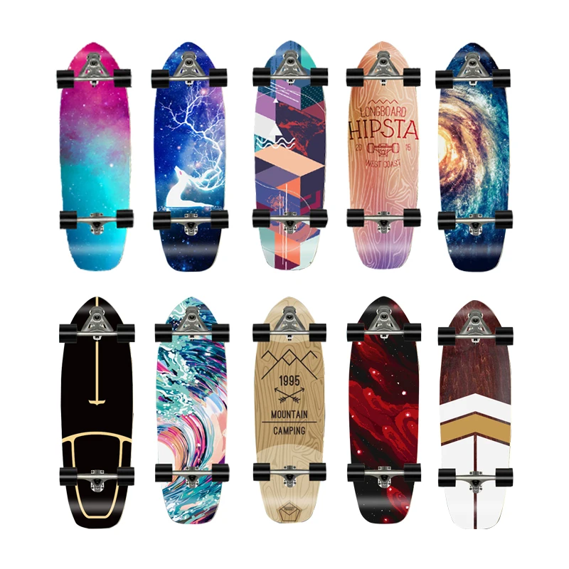 Gelinte Fish Board Big Fish Board Highway Professional Beginner Skateboard Basic Skateboard CX7