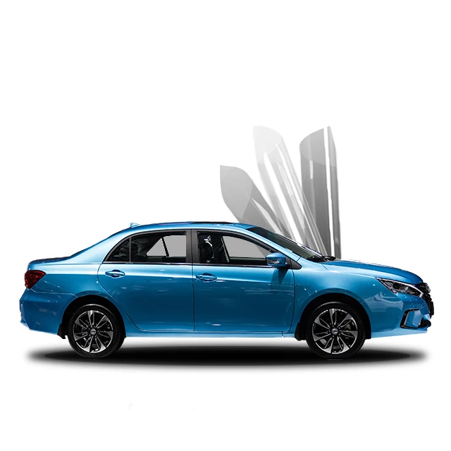 2PLY Car Window Tint Film 30m roll Solar UV Protection for Vehicles Dark Black 10% VLT Factory Wholesale Price