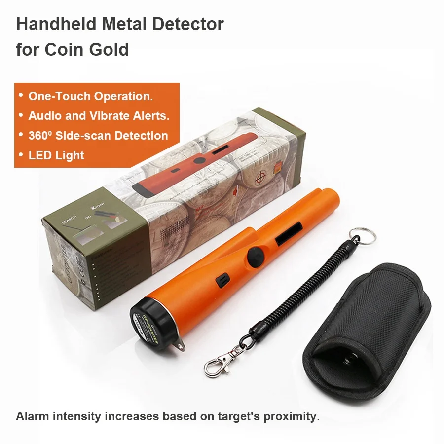 Portable Handheld Metal Detector Sensitive Pinpointer Finder Positioning Locating Rod for Coin Gold Silver Copper Iron