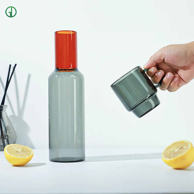 Custom Nordic Home Design Reusable Drinking Crafted Color Glass Cup Beauty in Simplicity glass mug