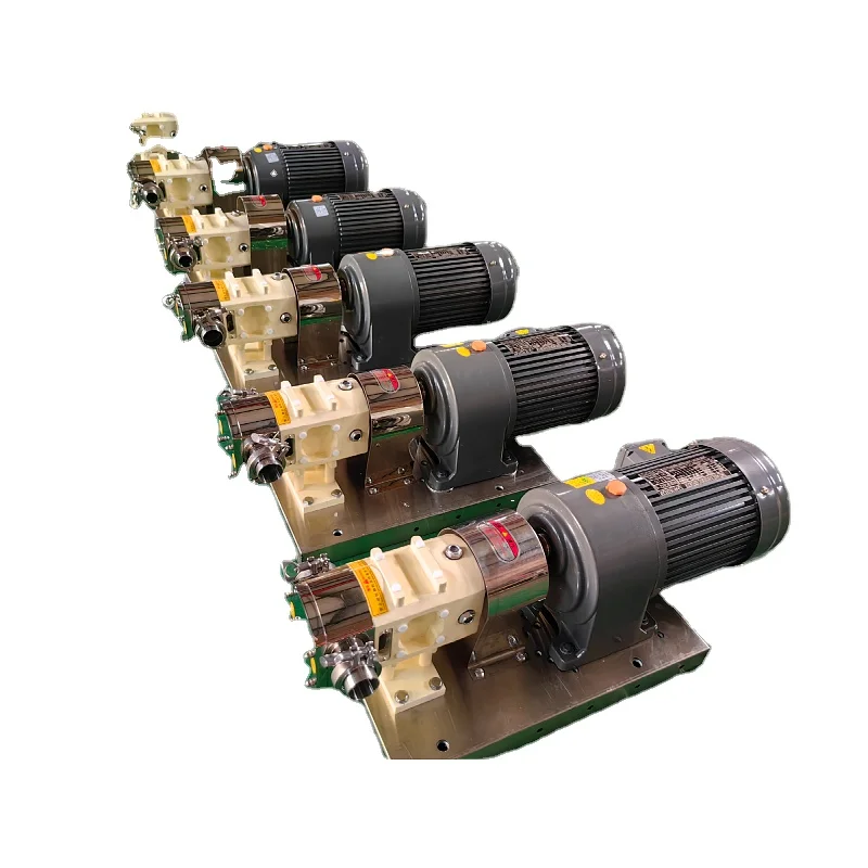 3-2RP Cam Type Double Rotor Pump Screw Food Hygiene  Electric Gear Pump Rotary  Grade Honey Paste
